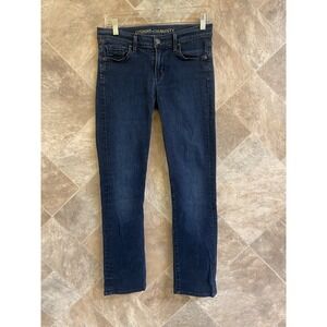 Citizens of Humanity Jeans Women's 28 Blue Ava Low Rise Straight Leg Dark Wash